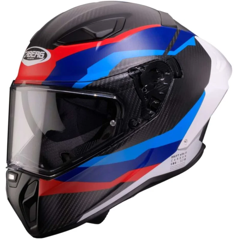 Prezzo Conveniente Caberg DRIFT EVO 2 MATT CARBON MSPORT Full Face Motorcycle Helmet