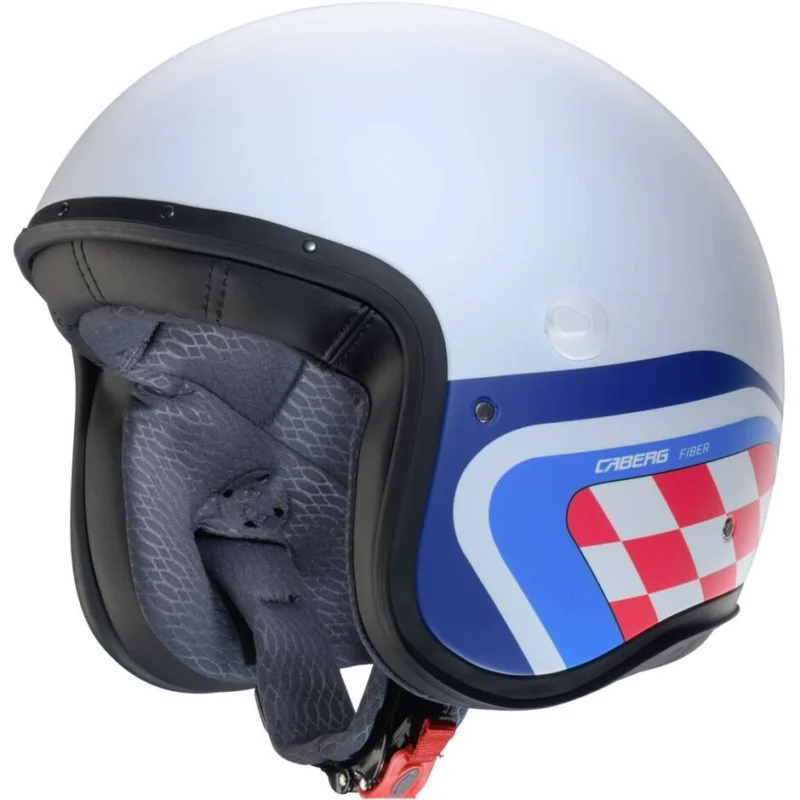 Novità Caberg FREERIDE X DAYTONA Jet Motorcycle Helmet Matt Light White Blue Red