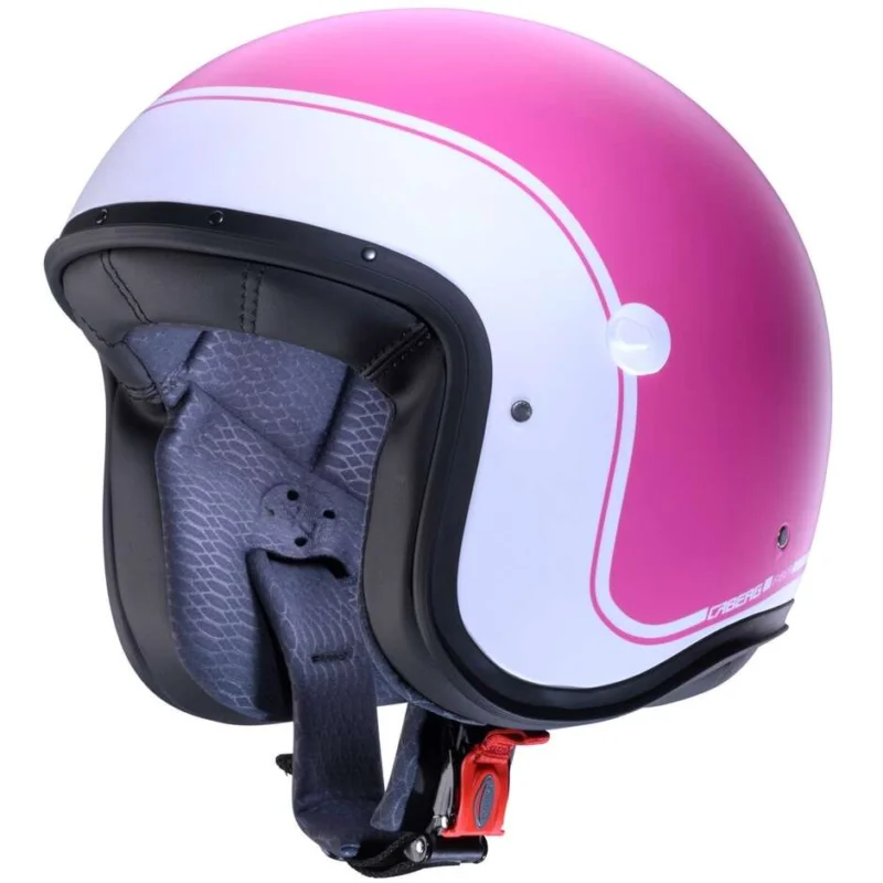 Caberg FREERIDE X IMOLA Jet Motorcycle Helmet Matt Pink White Promo Stagionale
