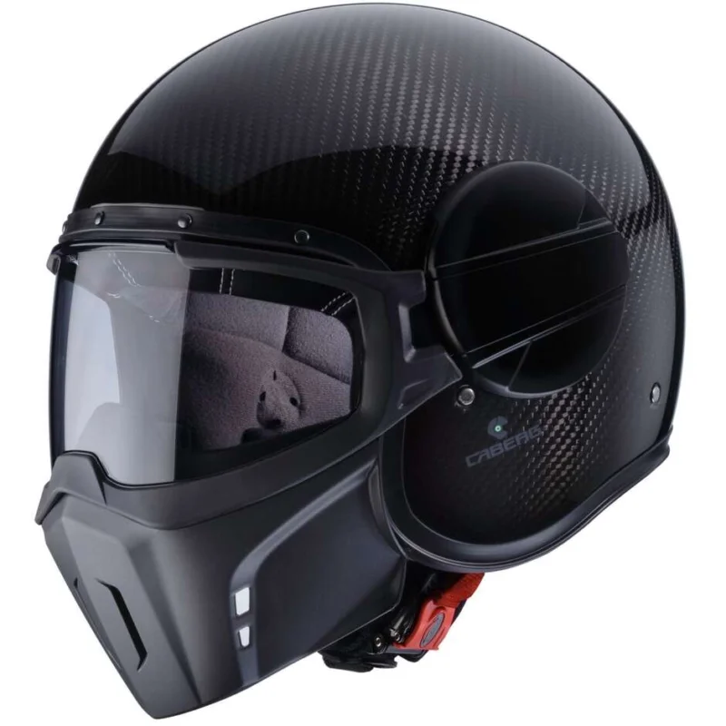 Caberg GHOST X CARBON Glossy Jet Motorcycle Helmet Sconto