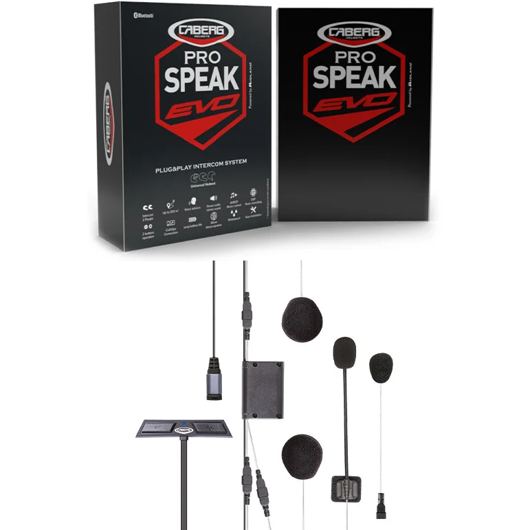 Spedito Oggi Caberg PRO SPEAK EVO Bluetooth Motorcycle Intercom