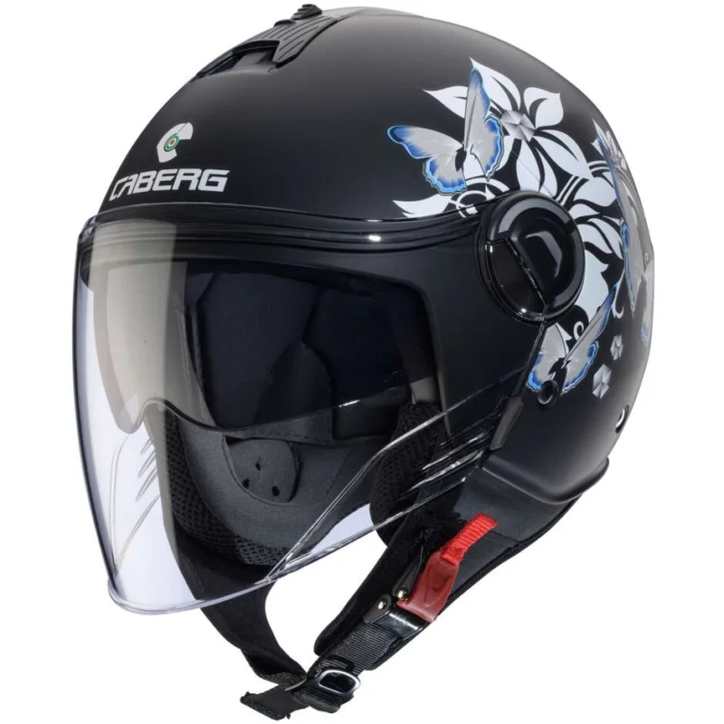 Must-Have Caberg RIVIERA V4X MIA Jet Motorcycle Helmet Matt Black White Grey