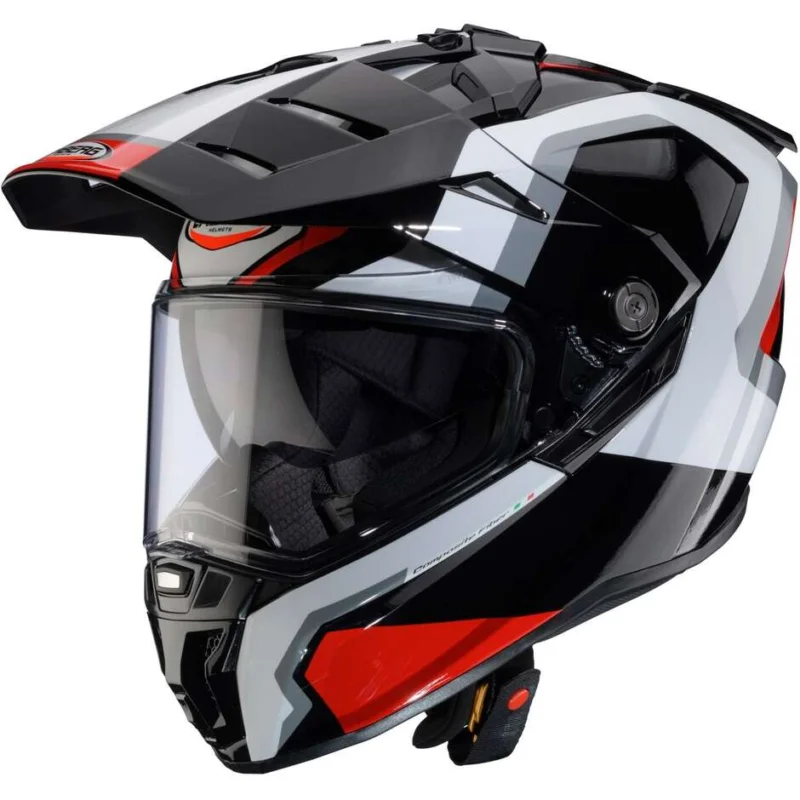 Caberg TANAMI SCRAM Adventure Full Face Motorcycle Helmet Black Red White Novità