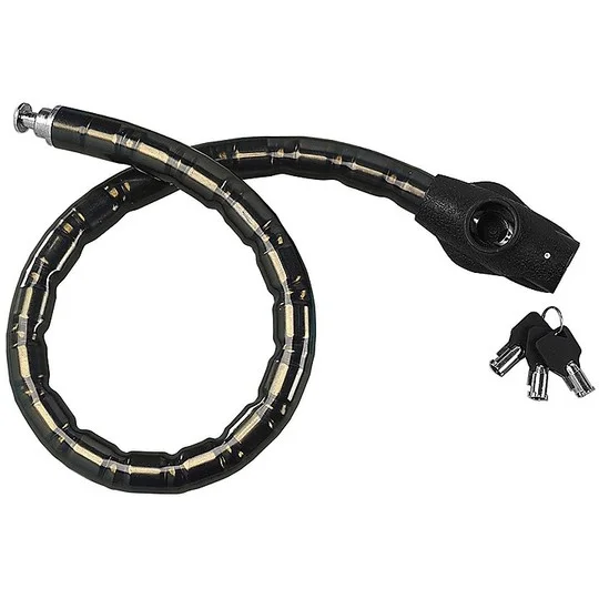 Nuova Collezione Cable theft Moto Steel Plasticized 120 Cm