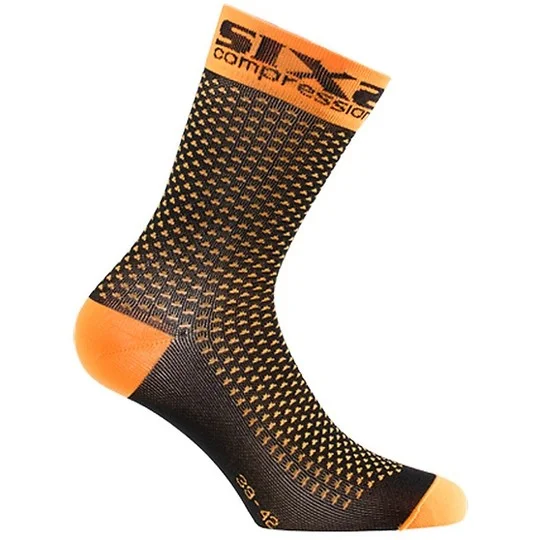 Calza Corta compressive SIXS Orange Nuovo Arrivo