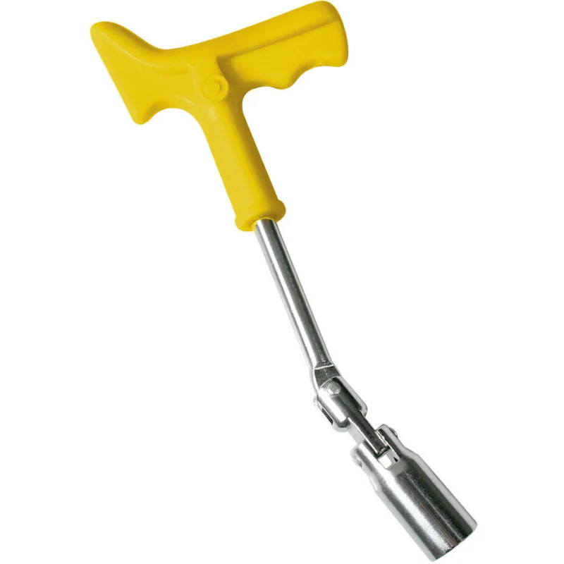 Promo Stagionale Candle Unscrew Wrench with Jointed Compass Lampa Power Grip 16 mm