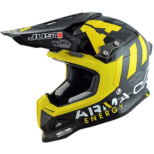 Compra Oggi Stesso Carbon Helmet Cross Enduro Just In Carbon Polishing Carbon Glossy