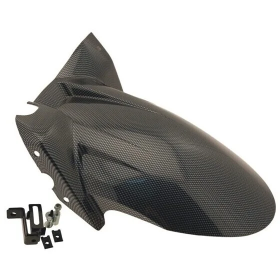 Carbon Look One Wheel Cover Mudguard For Yamaha T-MAX (2008-11) Prezzo Basso
