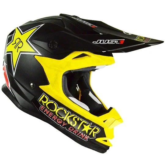 Occasione Imperdibile Casco Moto Cross Enduro Just 1 J32 Pro Rockstar Matt