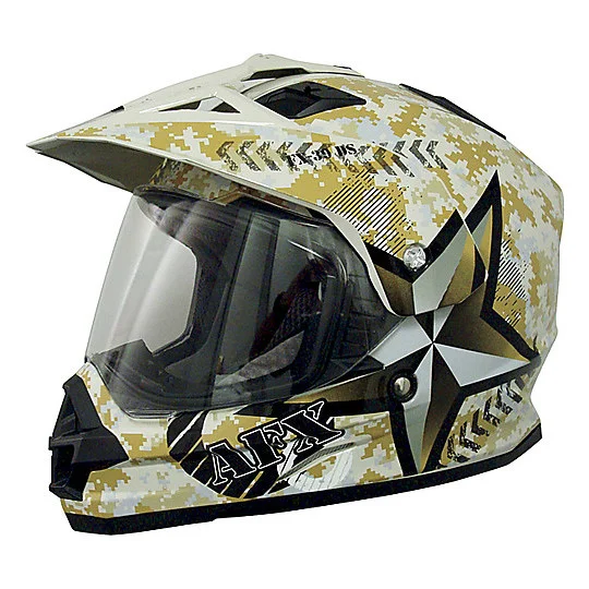 Sconto Casco Moto Integral Dual Sport Afx FX-39DS coloring Marpat Camo