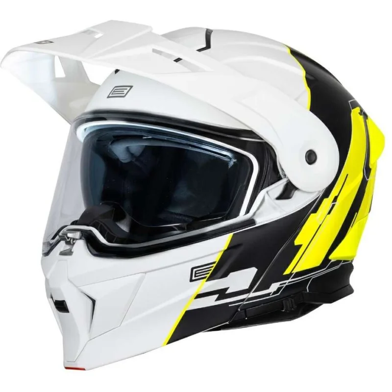 Vendita Finale Casdco Modular Motorcycle Helmet ORIGINE ADVENTURE CYBORG Fluo Yellow White Matt 22.06