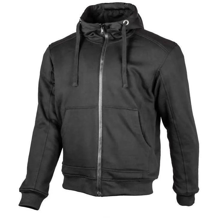 Casual Motorcycle Sweatshirt Gms GRIZZLY WP Black Spedizione Gratuita