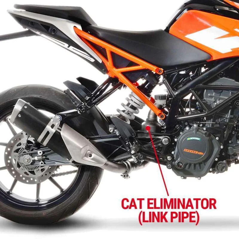 Catalytic Converter Eliminator Leovince 8086 Specific For KTM Duke125/390 - RC125/390 (17-20); HUSQVARNA Svartpilen401 - Vitpilen401 (18-19) Saldi
