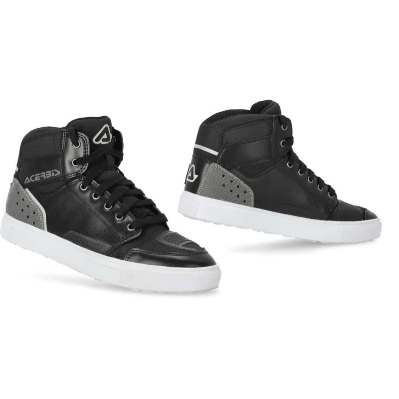 CE Acerbis LOCK Black Casual Motorcycle Shoe Popolare