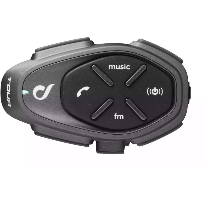 Cellular Line TOUR HD Single Motorcycle Intercom - 40 mm HD Speakers Prezzo Scontato