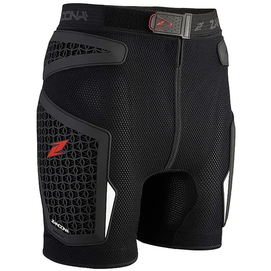 A Buon Prezzo CE Zandonà NETCUBE SHORTS Cross Enduro Motorcycle Protective Shorts Black