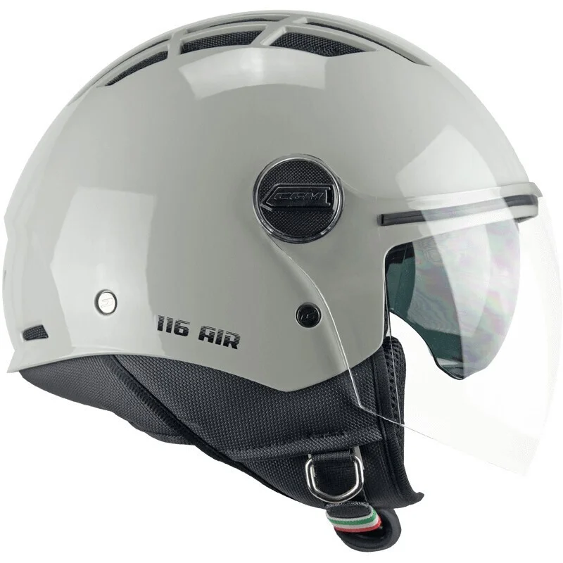 CGM 116A AIR MONO Jet Motorcycle Helmet Grey Sconto