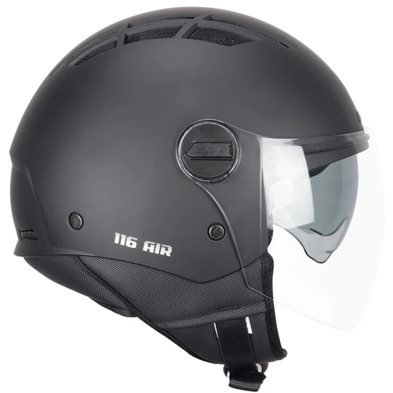 CGM 116A AIR MONO Jet Motorcycle Helmet Matt Black Compra Adesso