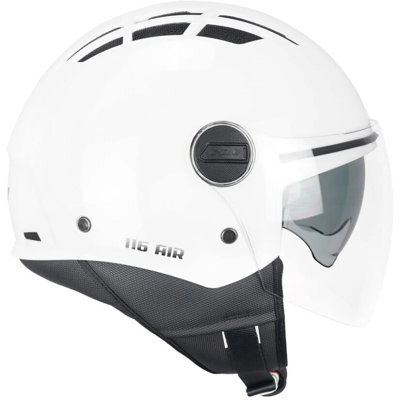 CGM 116A AIR MONO Jet Motorcycle Helmet White Offerta