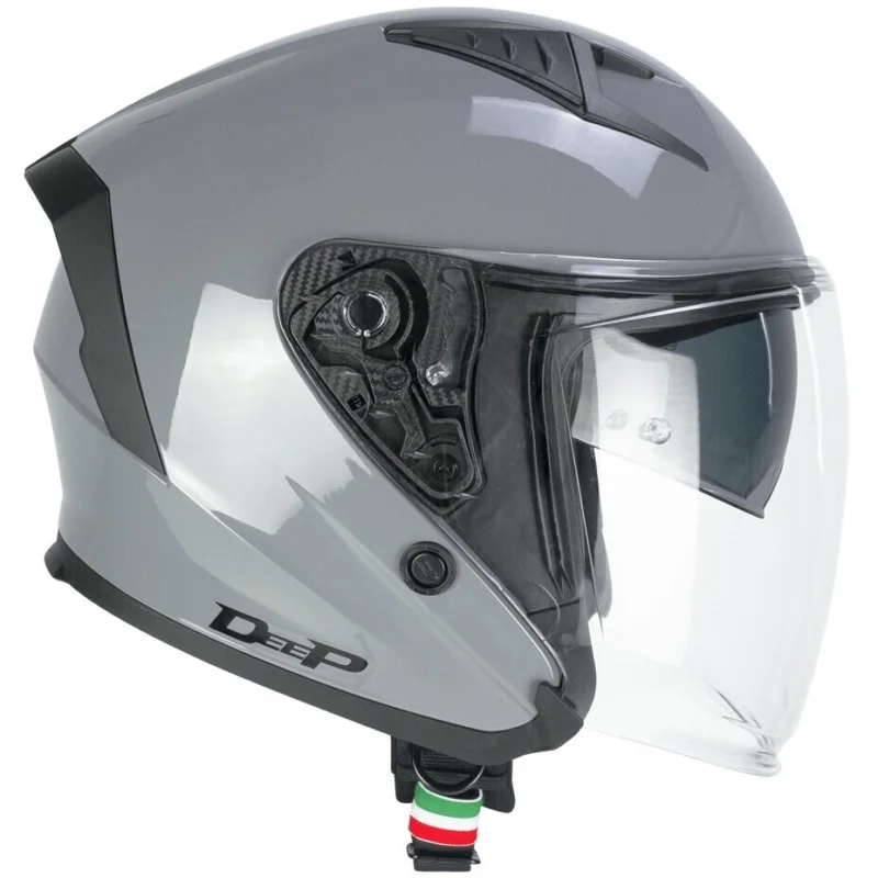 Novità CGM 127A DEEP MONO Jet Motorcycle Helmet Grey