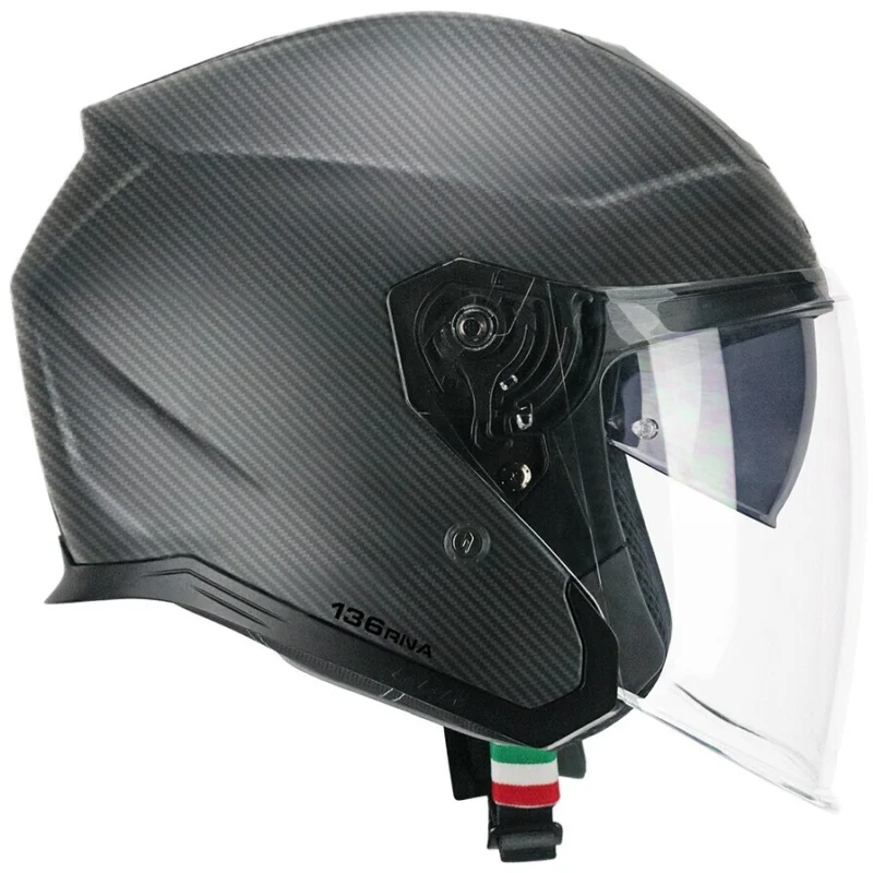 Economico CGM 136C RNA PRO Carbon Jet Motorcycle Helmet Matt Black