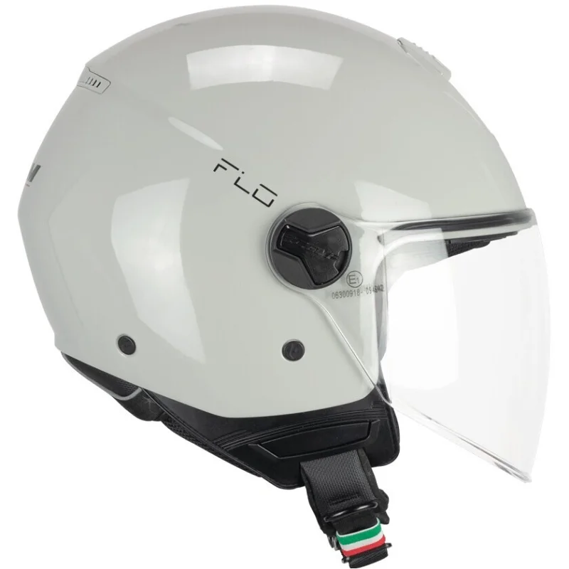 CGM 167A FLO MONO Long Gray Motorcycle Jet Helmet Spedizione Gratuita