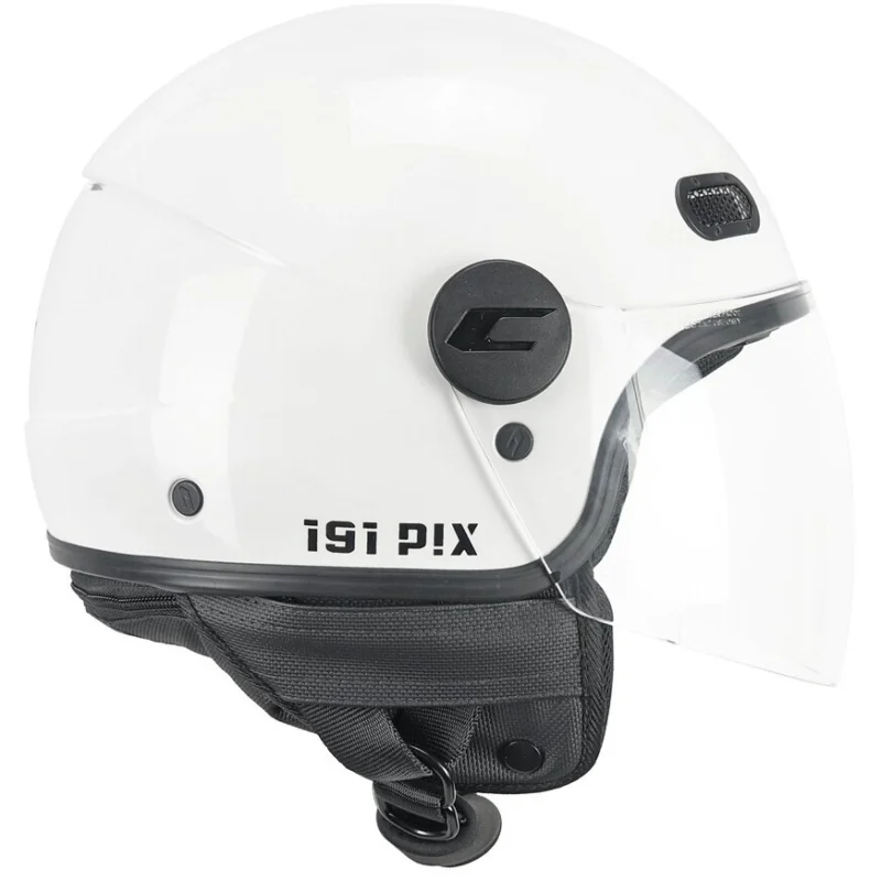 CGM 191A PIX MONO Jet Motorcycle Helmet White long Prezzo Conveniente