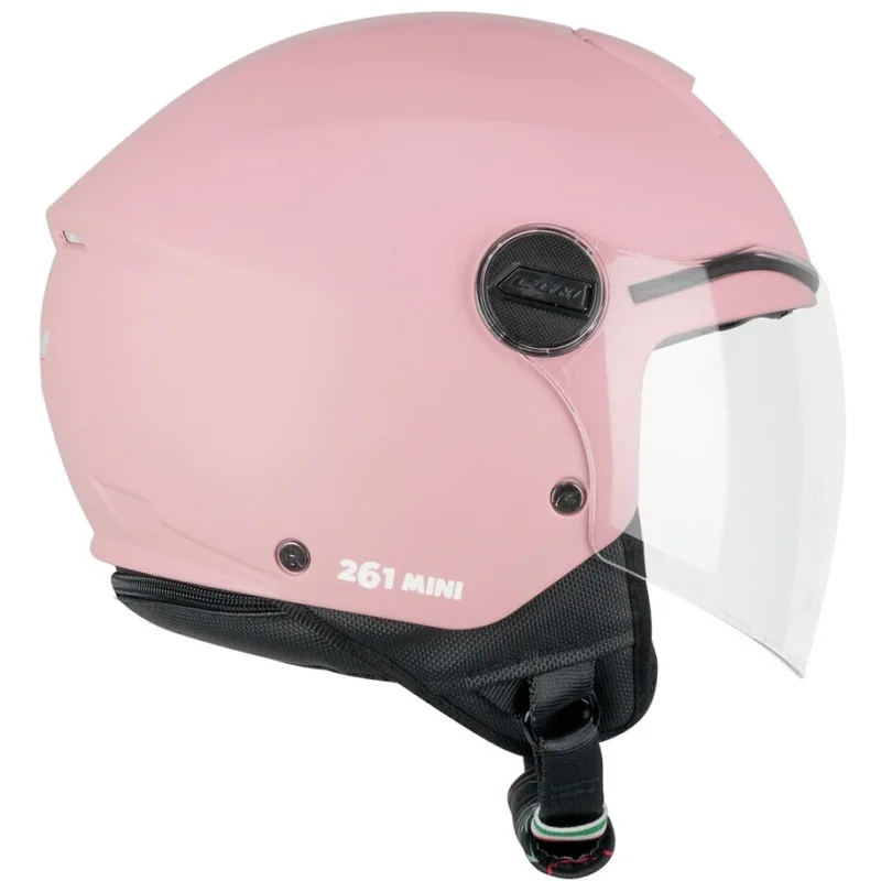 Nuovo Arrivo CGM 261a MINI MONO Child Jet Motorcycle Helmet Matt Pink