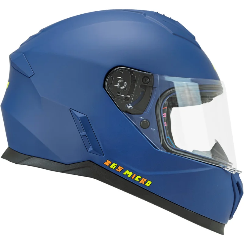 Novità CGM 265A MICRO MONO Kids Full Face Motorcycle Helmet, Matte Blue