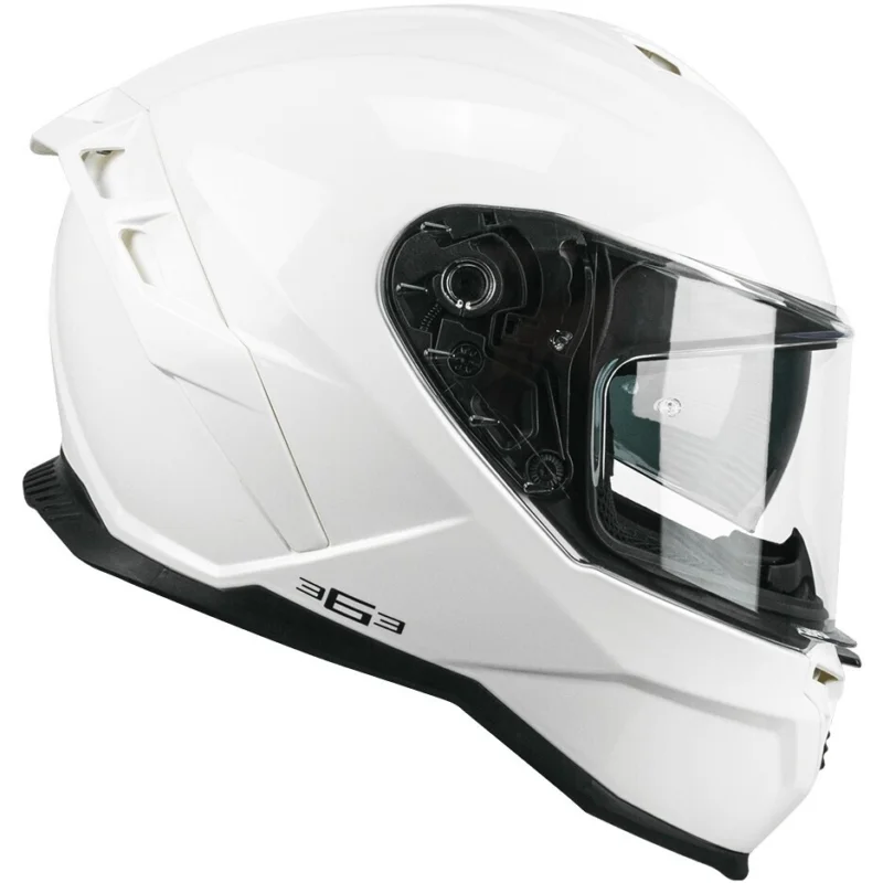CGM 363A SHOT MONO Full Face Motorcycle Helmet White Occasione