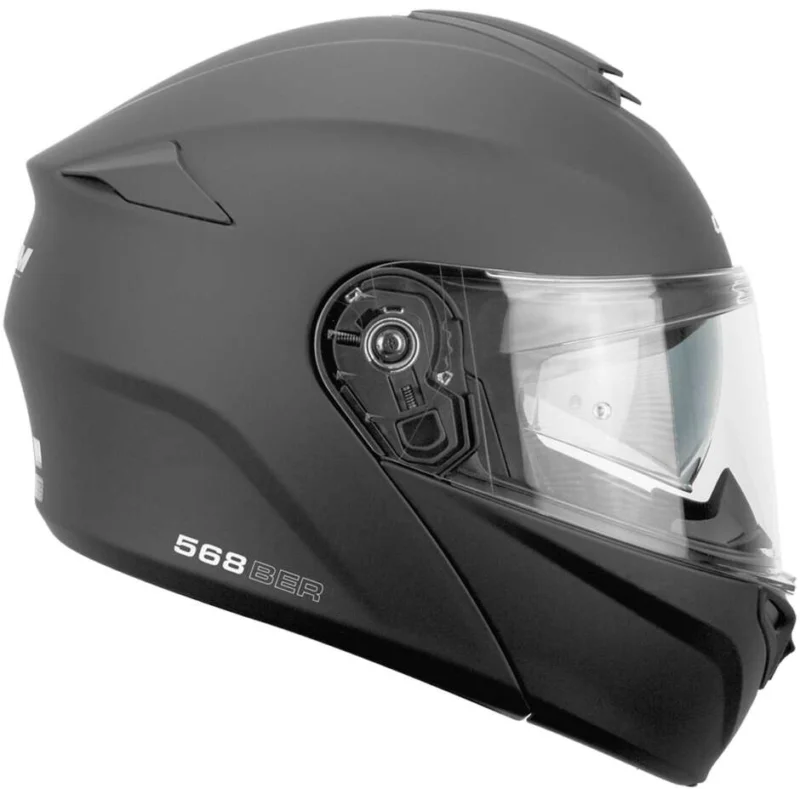 Ultime Pezzi CGM 568A BER MONO Modular Motorcycle Helmet Matt black