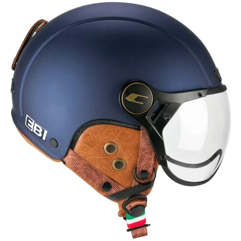 CGM 801V EBI VINTAGE Bike Helmet Satin Blue Spedizione Gratuita