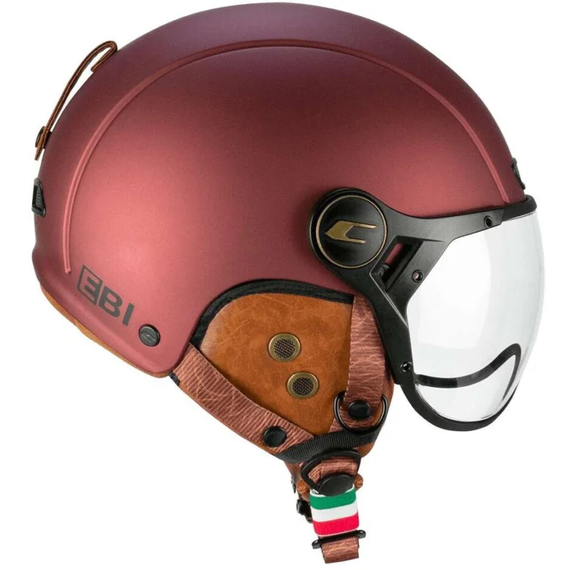 Occasione Imperdibile CGM 801V EBI VINTAGE Bike Helmet Satin Bordeaux
