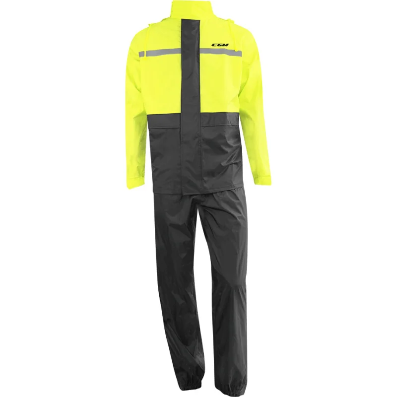 Promozione Esclusiva CGM E34 SPORT Motorcycle Rain Set Black Yellow