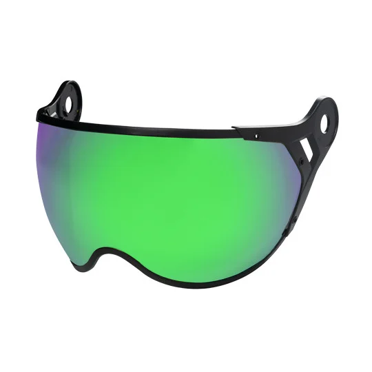 CGM Green Iridescent Molded Visor For Model 801 Helmet Subito Disponibile
