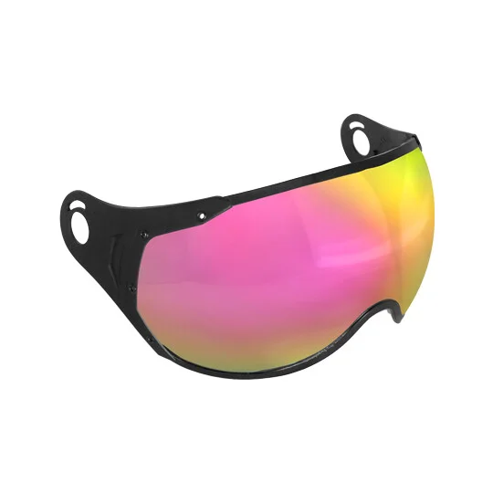 CGM Pink Iridescent Shaped Visor for 167 FLO Helmet Prezzo Conveniente