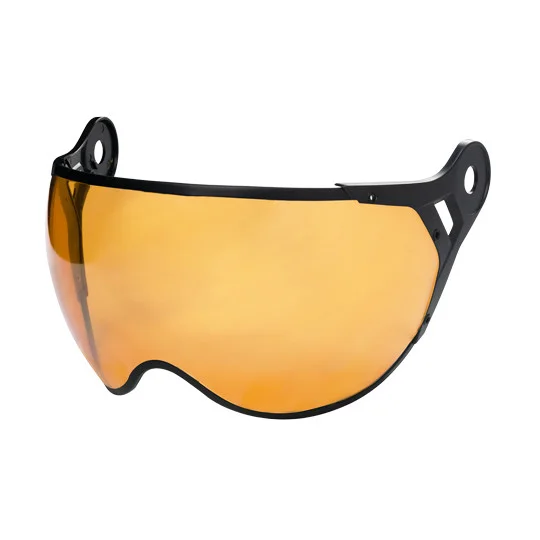 CGM Yellow Transparent Shaped Visor For Model 801 Helmet Prezzo Scontato