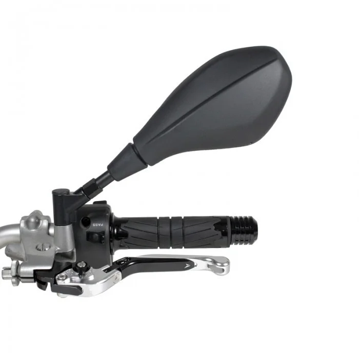 Chaft Homologated Right Rearview Mirror Motorcycle Model DUNE Black Promo Stagionale