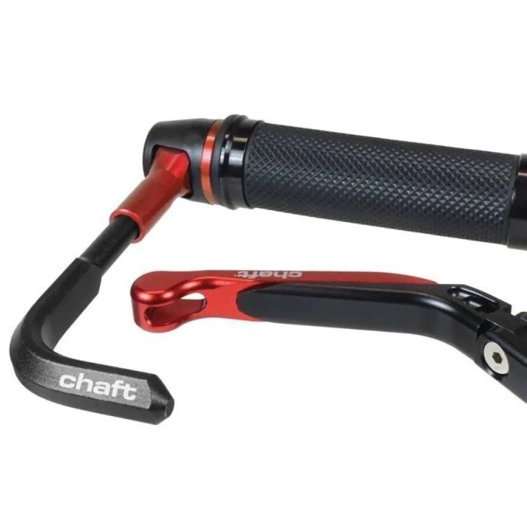 Chaft IN1986 Red Brake and Clutch Lever Protectors Ultimissimo Modello