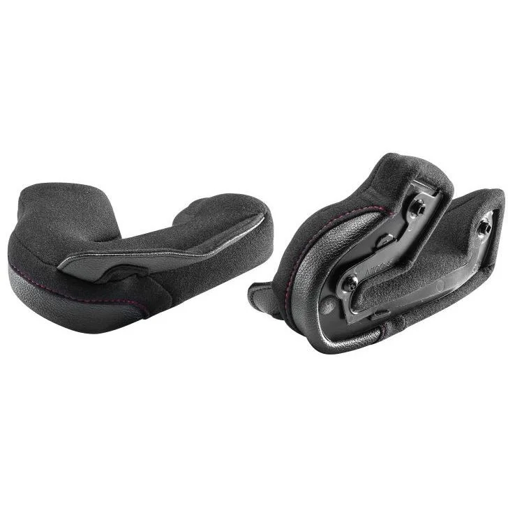 Economico Cheekpads Clima Confort 55mm Nolan for Helmet N100.5 Plus Black Red (Std. XS)