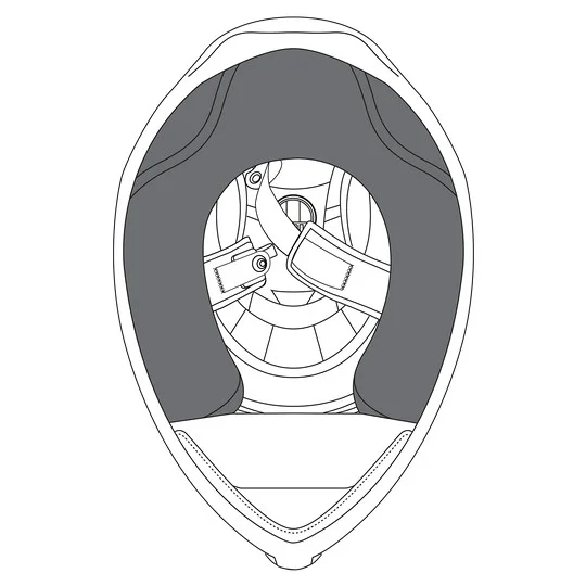 Vendita Finale Cheek Pads Internal Cheek Pads For Agv K5 S Helmet - Size XXL (Ece 22.05)