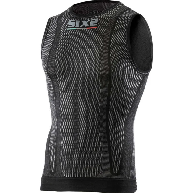 Ultime Pezzi Child sleeveless Underwear SIXS KSMX Carbon Black