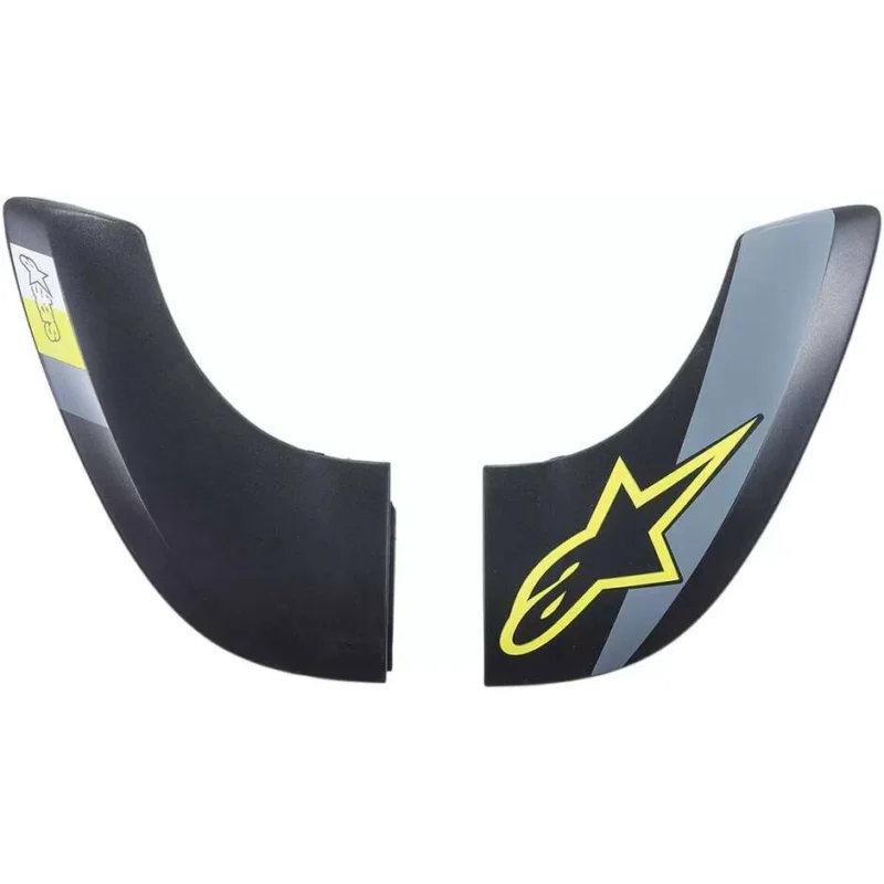 Scelto Dai Clienti Chin Plate for Alpinestars BNS TECH-2 Fluo Yellow Black