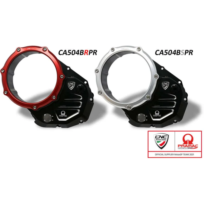 Scelto Dai Clienti Clear Carter Oil Clutch Ducati Pramac Racing Limited Edition CNC Racing Black Red