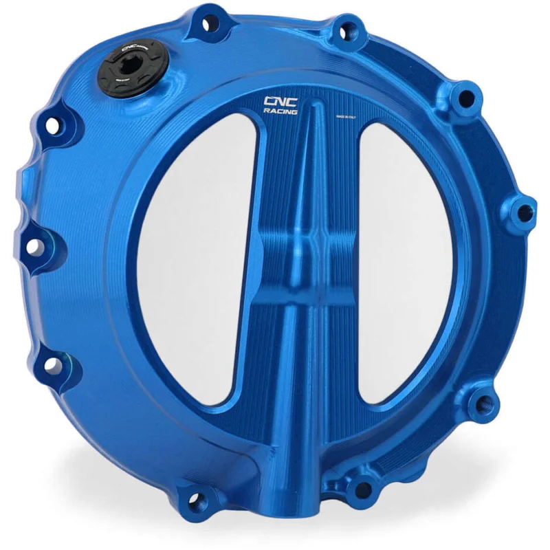 Clear Clutch Cover BMW CA801 Wire Control CNC Racing Blue Promozione Esclusiva
