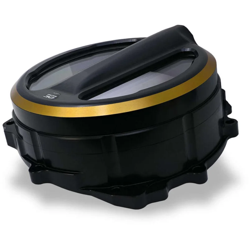 Novità Clear Clutch Cover CA301 MV Agusta - Wire Control - Bicolor CNC Racing Black Gold
