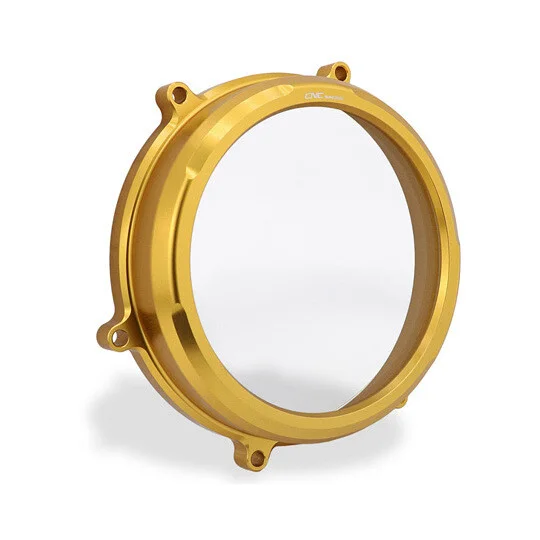 Compra Adesso Clear Oil Clutch Cover CA202 Ducati Panigale V2 - Streetfighter V2 CNC Racing Gold