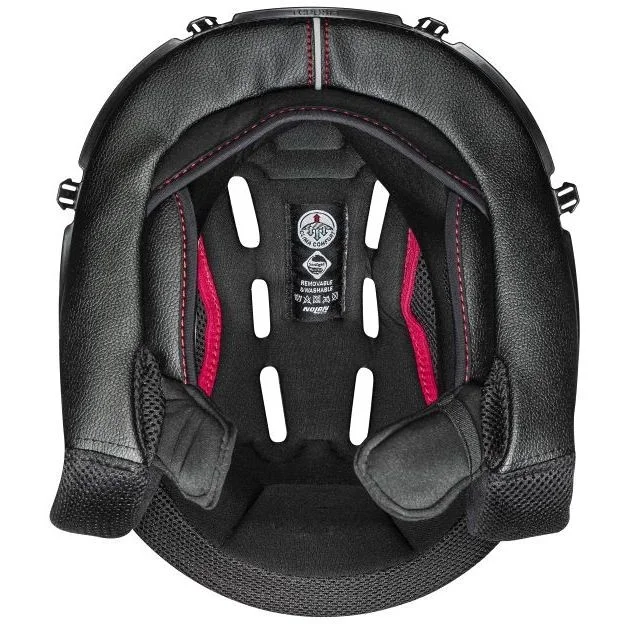 Clima Confort Internal Padding For Nolan N90-3 Helmet Size S Black Red Consegna Rapida