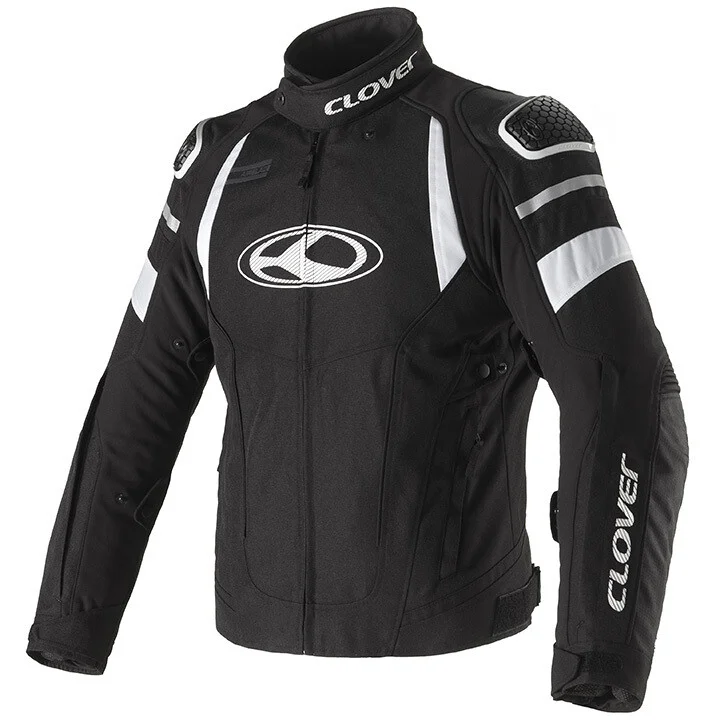 Soddisfatti O Rimborsati Clover AIRBLADE 5 Motorcycle Jacket Black White