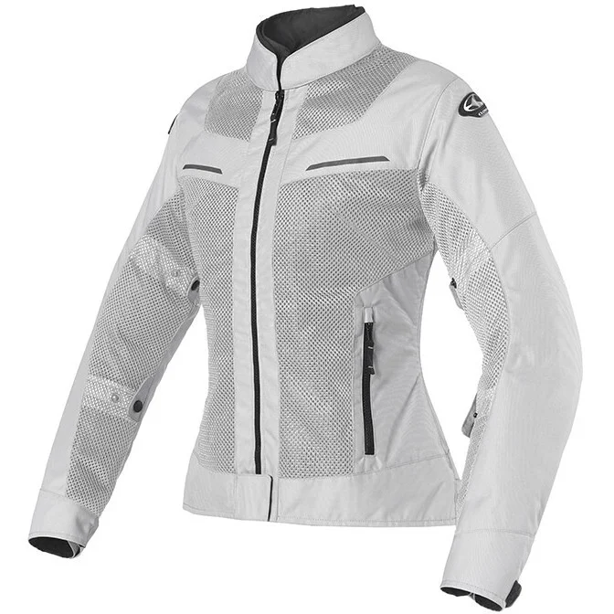 Clover AIRTEK LADY WP Women's Motorcycle Jacket Black Grey Reso Gratuito